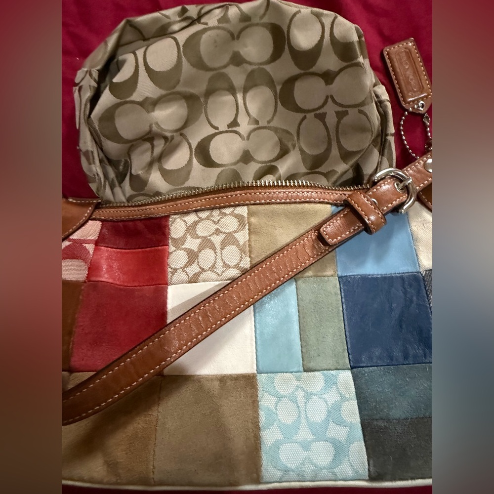 Y2K Coach Patchwork Shoulder Bag 7048 - Picture 13 of 14